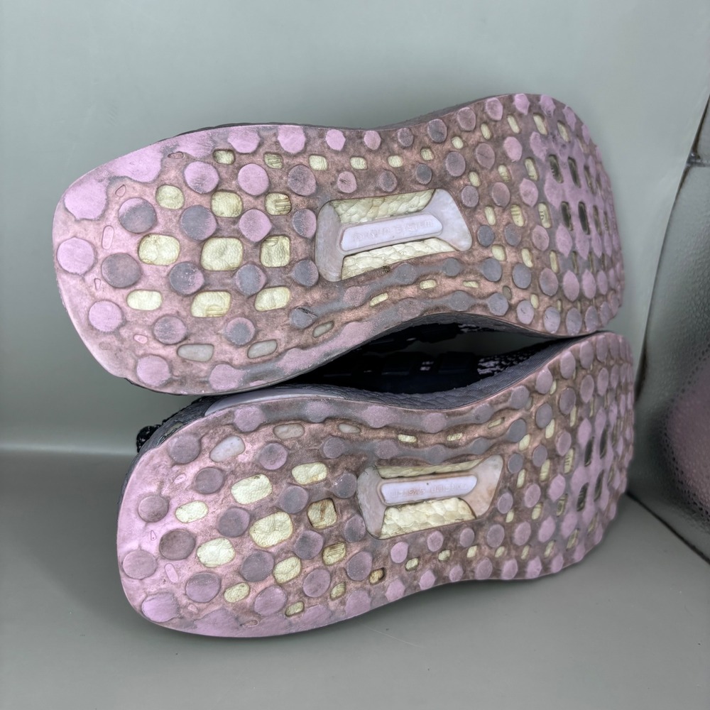 Adidas Ultraboost 5.0 DNA Black Beam Pink Running Shoes HP2477 Womens 8.5 - Picture 7 of 7